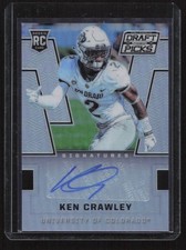 Ken Crawley 2016 Panini Prizm Collegiate Draft Picks Silver RC Auto