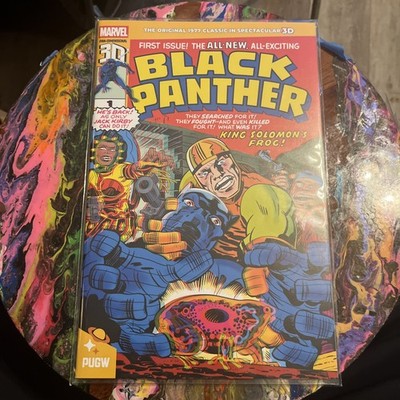 BLACK PANTHER #1 04/2025 NM-/VF+ 3D REPRINT ED MARVEL/PAN-UNIVERSAL GALACTIC