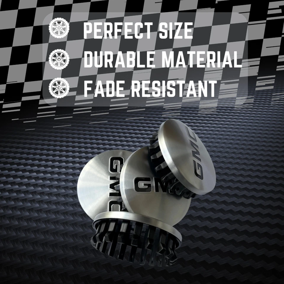 (Set of 4) for GMC 3.25 inches=83mm Wheel Hub Center Cap - Image 4 of 4