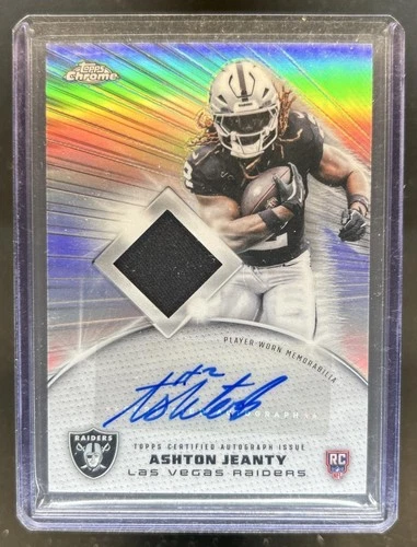 2025 Topps Chrome Ashton Jeanty Rookie Patch Autographs (RAW)