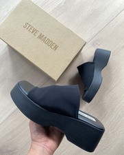 Steve Madden Slinky30 Black Y2K/90s Sandal Size 5 Great Condition