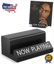 Wood Vinyl Record Holder Stand Now Playing LP Display Rack for Albums  Gifts