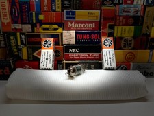 1x VintageNOS GE USA 5814A /FatGtr  MilitaryEdtn /Premium Grail 12AU7 ECC82 Sub