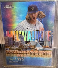 2022 Topps Chrome - Heart of the City Josh Hader #HOC-8 REFRACTOR Brewers