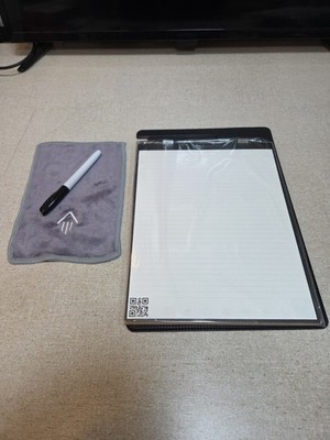 Rocketbook Orbit Executive Kit - Smart Reusable Lined Note Pad with Back Pad