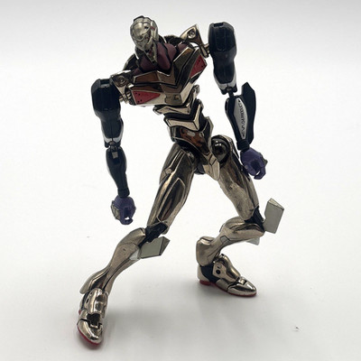 Evangelion EVA-04 Robot Action Figure Silver Black Purple