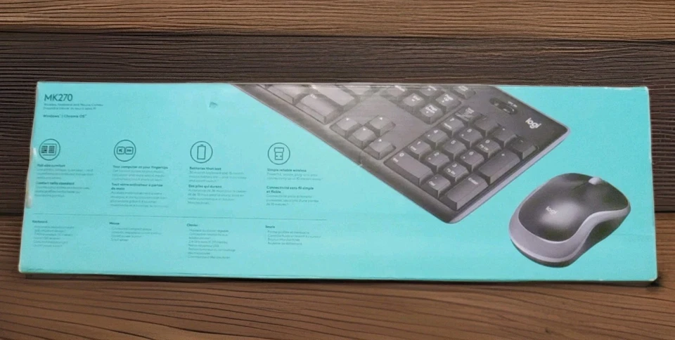 Logitech Wireless Combo MK270 with Keyboard Wireless - Black - Image 2 of 2