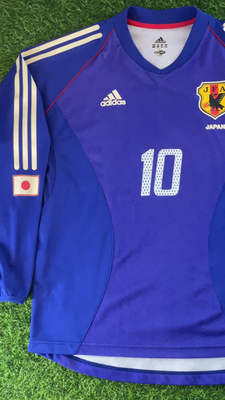 Shunsuke Nakamura - Japan 2002 Official Long Sleeve Jersey Shirt