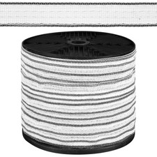 656ft Electric Fence Tape Poly High Visible Livestock Cattle Horses Fencing
