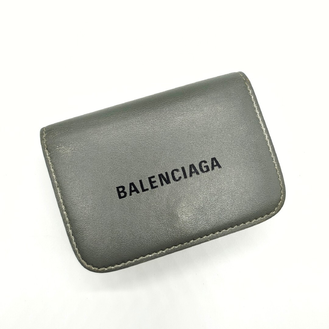 Balenciaga tri-fold wallet compact gray BALENCIAGA