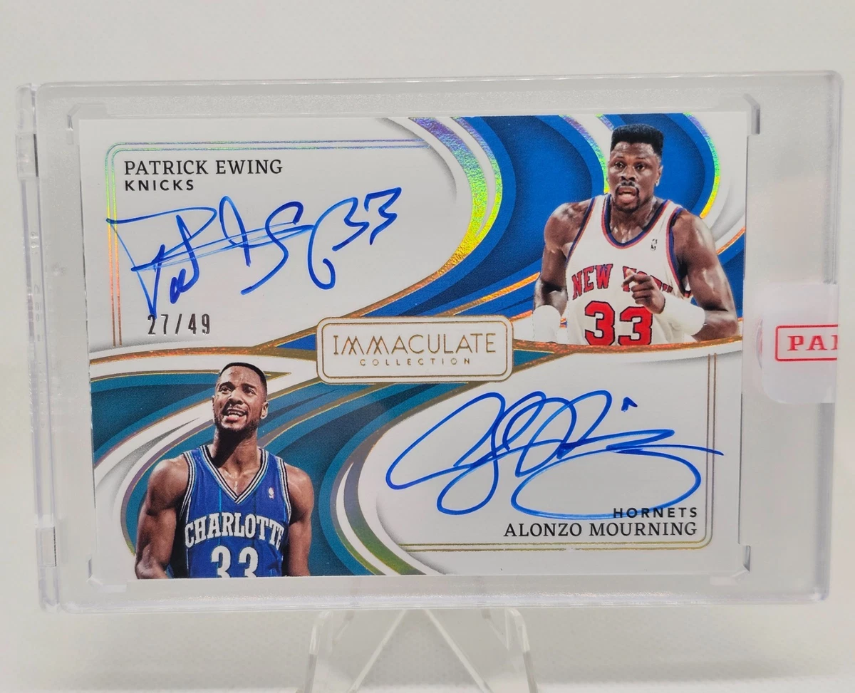 Alonzo Mourning Basketball Autographed Sports Trading Cards