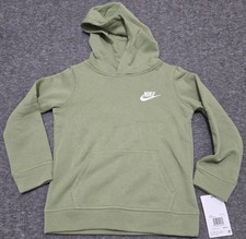 Nike Boys Fleece Pullover Hoodie Alligator Green Size 4 86F322-E2C NWT