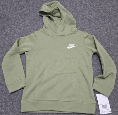 Nike Boys Fleece Pullover Hoodie Alligator Green Size 4 86F322-E2C  NWT