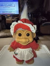 Russ Berrie Mrs. Claus Christmas Troll Doll