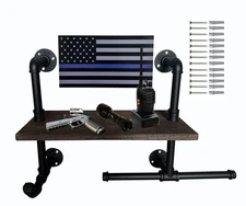 Heavy Duty Tactical Gear Rack Wall Mount Police Vest Hanger Plate Carrier Sta...