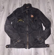Barbour Steve McQueen Denim Jacket Size Medium 