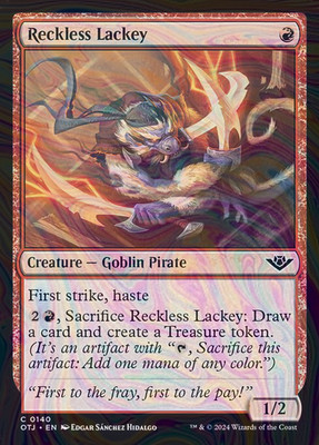 Foil Reckless Lackey - otj - 140 | MTG Card