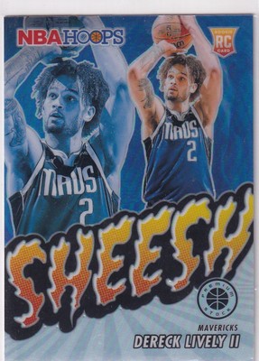 Panini 2023-24 Premium Stock NBA 13 Dereck Lively II Rookie Sheesh Silver Prizm
