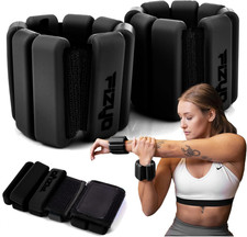 Set Pesi per Caviglie E Polsi Regolabili in Silicone per Fitness, Corsa, Yoga, P