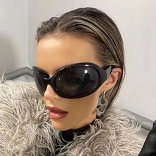 New Oversized Oval Sunglasses Club Rave Party DJ Pon 3 Alternative Grunge USA
