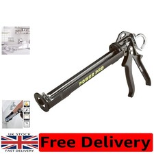 Power Pro Heavy Duty Sealant Gun - Dripless Applicator for High Viscosity Works