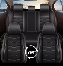 For Ford Ranger Crew Cab Xlt Xl Stx 2019-2023 Black Leather Seat Covers At67 For Ford Ranger Crew Cab Xlt Xl Stx 2019-2023 Black Leather Seat Covers At67