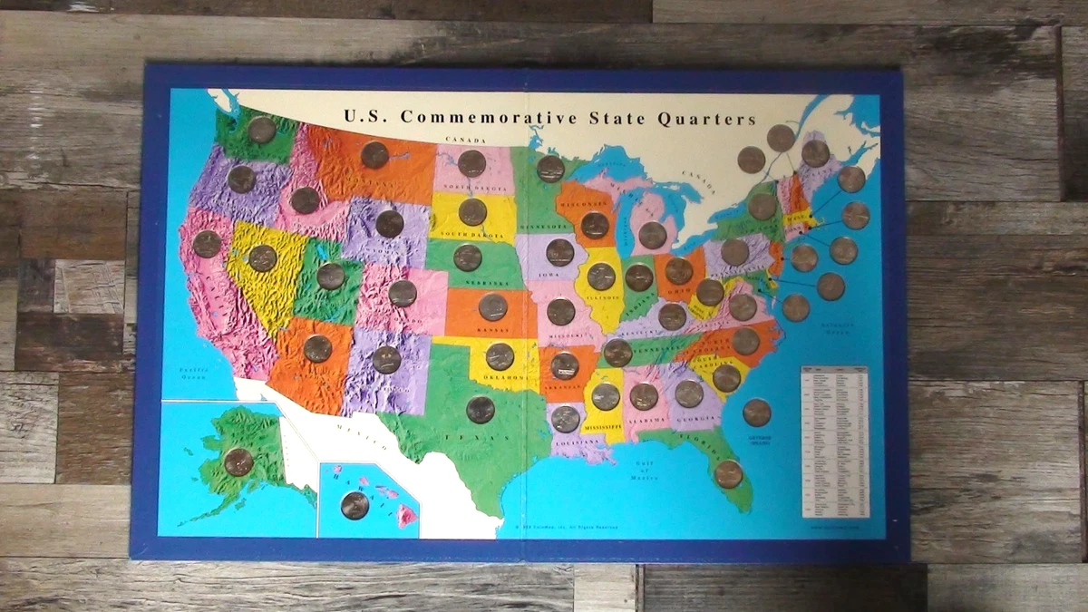 Circulated 1999 50 State Set US State Quarters (1999-2008) | eBay