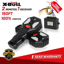 X-bull Wireless Winch Remote Control Kit 2pcs 12v Handset 150ft Jeep Atv Winch