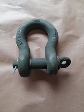 WLL 13 1/2 TON Screw Type 1-3/8" Pin Anchor Shackle Military USA