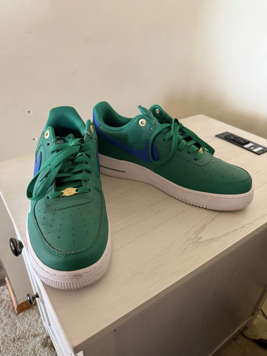 Nike Air Force 1 Low White Bright Blue Green for Sale