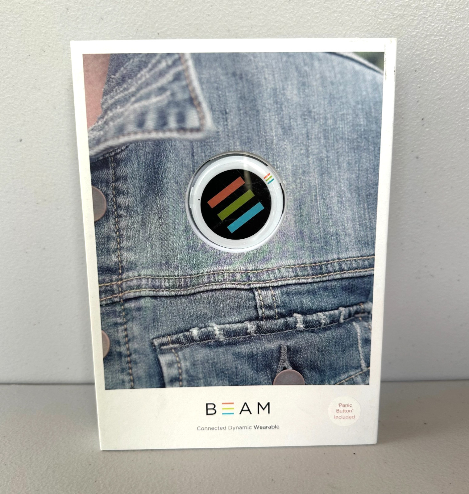 BEAM Bluetooth LED Smart Display Button Rechargeable Magnetic Google/Apple White