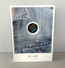 BEAM Bluetooth LED Smart Display Button Rechargeable Magnetic Google/Apple White