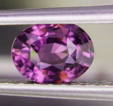 Pretty 1.05Cts Natural Ceylon Purple Pink  Sapphire oval shape Precious Gemstone