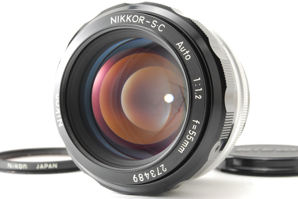 Top MINT] Nikon Auto 55mm non Ai MF Prime Lens
