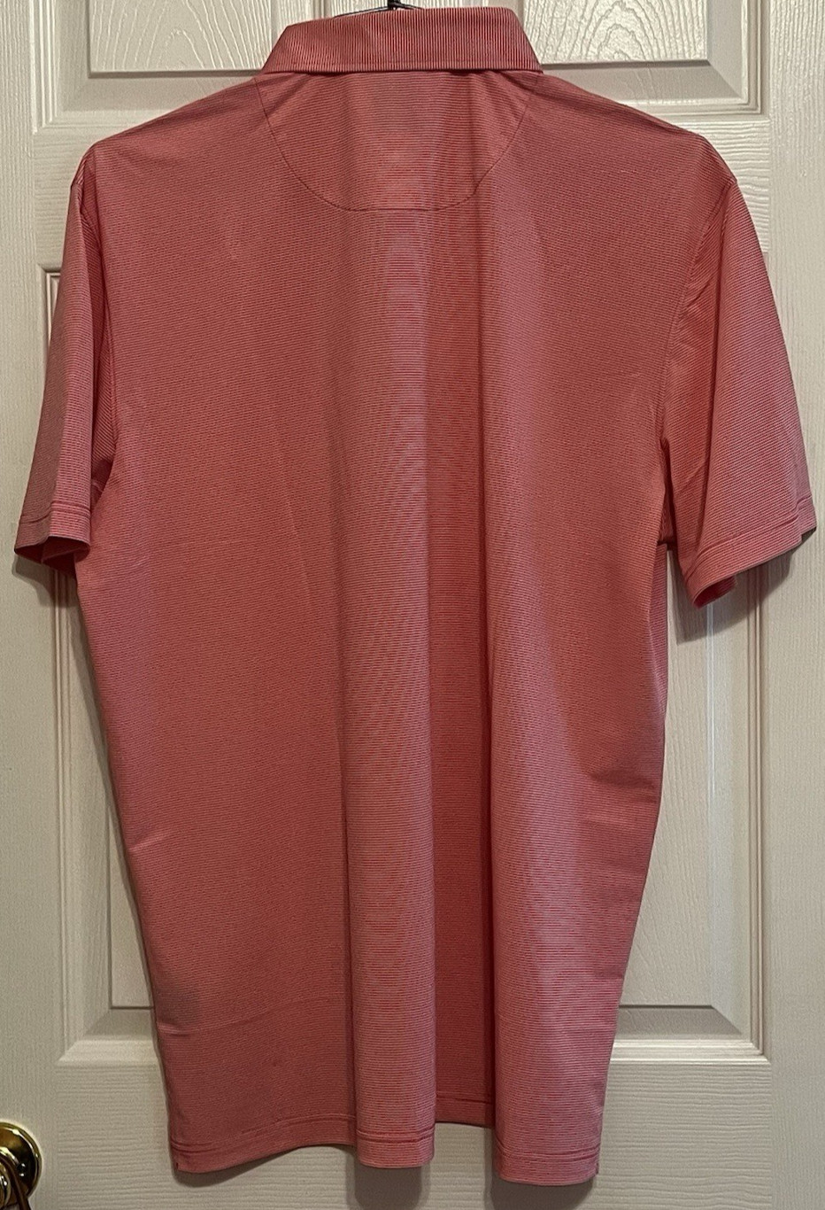 Donald Ross Sport Fit Men's Golf Polo Shirt, XL, Leo, Raspberry/White, NWT