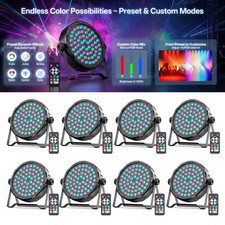 36 LED Par Stage Light RGB DMX Disco Projector DJ Disco Bar Uplighter w/Remote