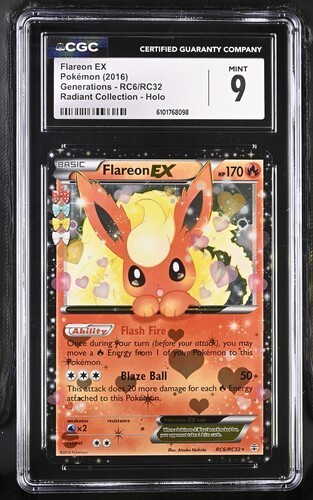 Flareon-EX graded CGC 9 for sale on eBay