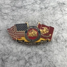 USMC MCEA Engineers Up Marine Corps Engineer Association Enamel Lapel Pin