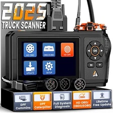 ANCEL HD430 Heavy Duty Truck Scanner DPF Reset for Cummins & Caterpillar Engine