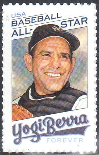 SC#5608 - 2021 Forever - Yogi Berra Baseball All-Star MNH