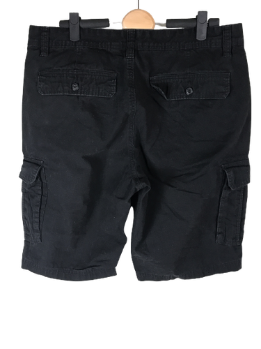 C&A Clockhouse Short Jeans Noir Homme Bermuda Kaki Poche Chasseur Occasion T 44 - Bild 5 von 9