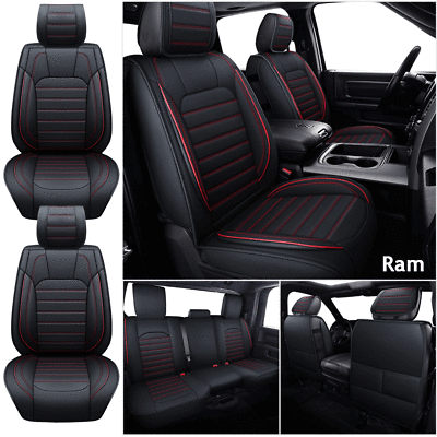 For Dodge Ram 1500 2500 3500 Pu Leather Car Seat Cover Full Set Custom 2010 2021 - 2021 Dodge Ram 3500 Crew Cab Seat Covers For Dodge Ram 1500 2500 3500 Pu Leather Car Seat Cover Full Set Custom 2010 2021 - 2021 Dodge Ram 3500 Crew Cab Seat Covers