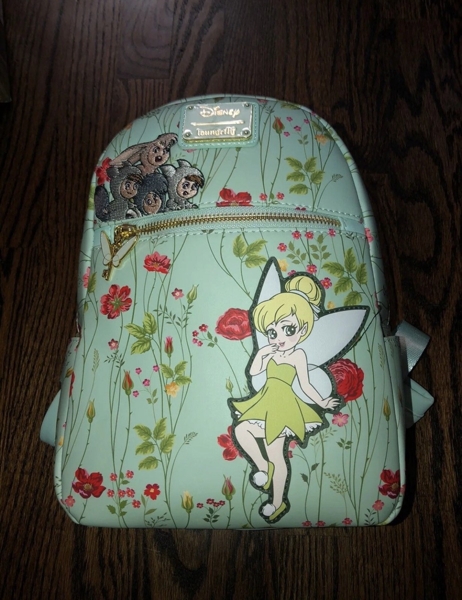 Loungefly Disney Peter Pan Tinker Bell and Lost Boys Floral  display picture 1