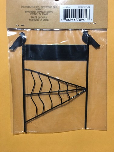 Halloween Miniature Trick Or Treat Pick Metal Sign Decoration 5” X 4” New - Picture 2 of 2