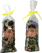 Fresh Scent Potpourri Petal Bowl and Vase Filler Home Decor 2 Large Citrus 