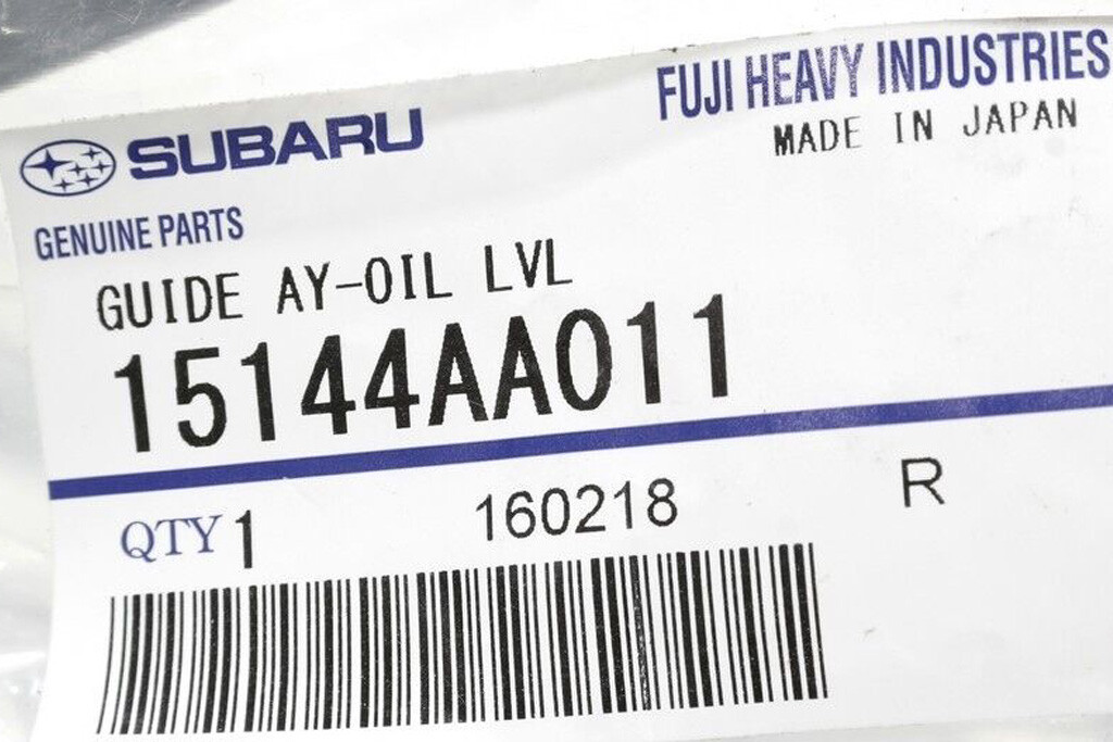 200212 Subaru Engine Oil Dipstick Tube Impreza WRX STi TURBO OEM NEW