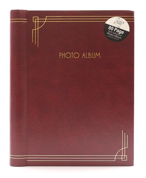 Arpan Album Fotografico Autoadesivo Personalizzato 20 Fogli (40 Lati) - Colore Blu - Con Pagina Per DVD