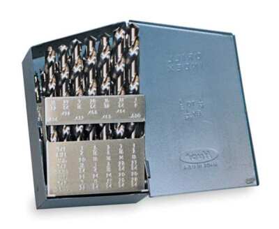 Chicago-Latrobe 49911 Jobber Drill Set,13 Pc,Hss,118 Deg