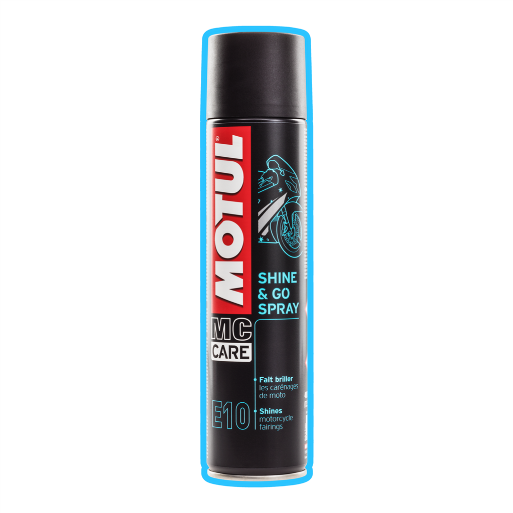 Motul Silicone Long Lasting Based E10 Shine & Go - 400ml Aerosol Spray
