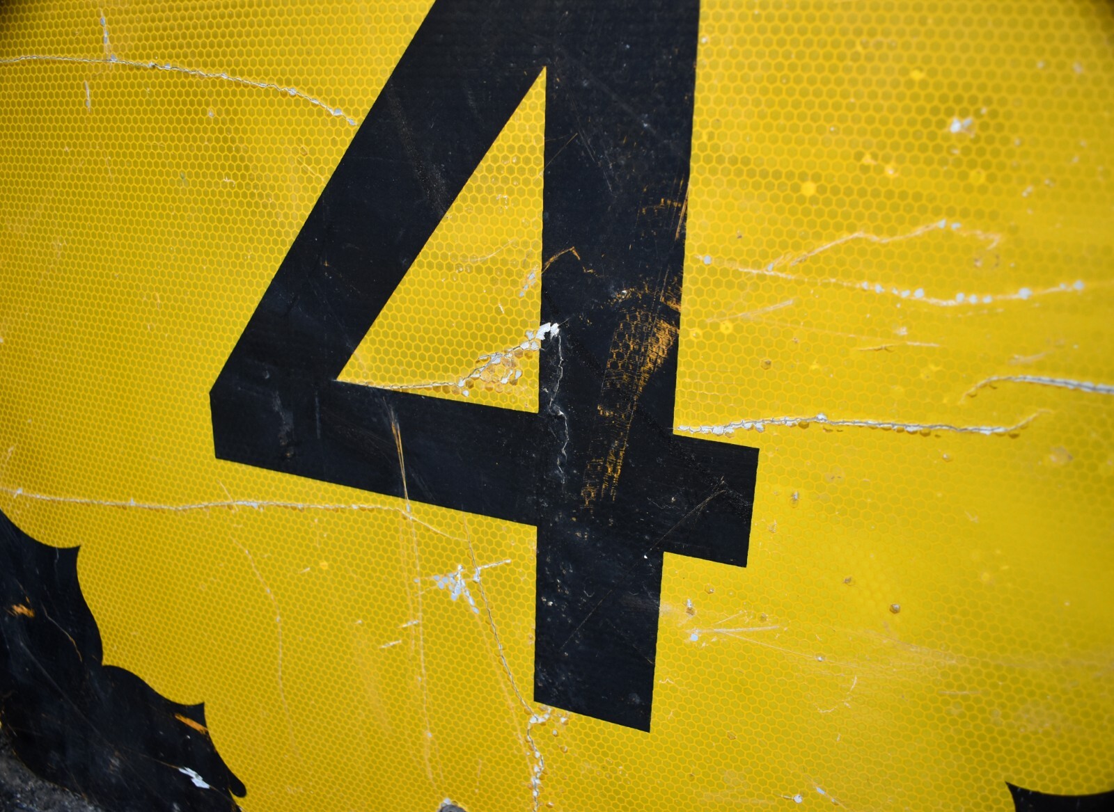 REAL / USED Kansas Route 4 Highway Shield Sign 24" X 24" Sunflower KS